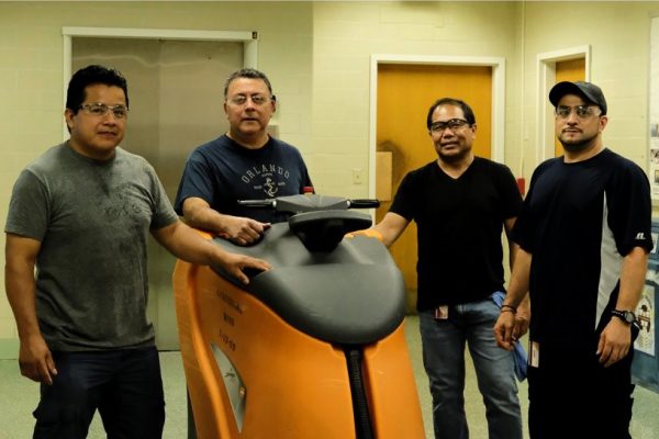 2019 Team Work Recognition Award Winners pictured: Rosalino Chavez, Leonardo Orea, Ernesto Cruz,​ Roger Dote