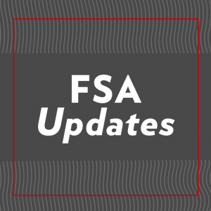 "FSA Updates" decorative image