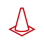 icon: traffic cone
