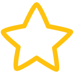 icon: yellow star outline